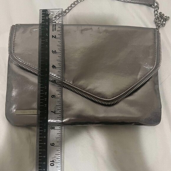 NINEWEST Silver Clutch Bag - Picture 2 of 7